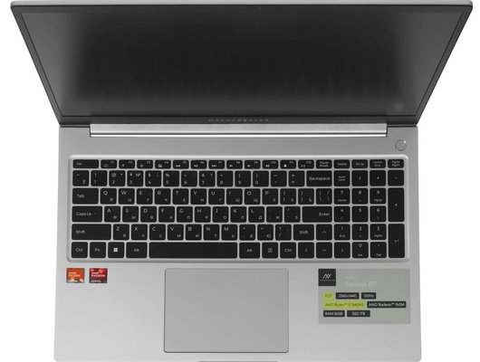 Ноутбук Machcreator Genesis R17/JJ00G400HRU/Ryzen 5-7640HS/16Gb/1Tb/17 QHD IPS/DOS серебристый